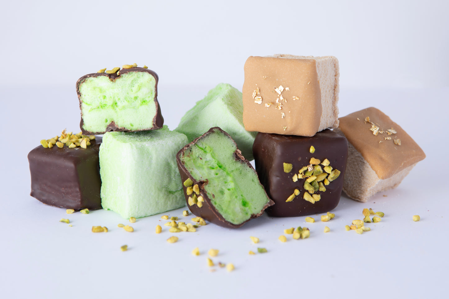 Pistacie & Mørk Chokoladeovertræk