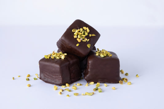 Pistacie & Mørk Chokoladeovertræk